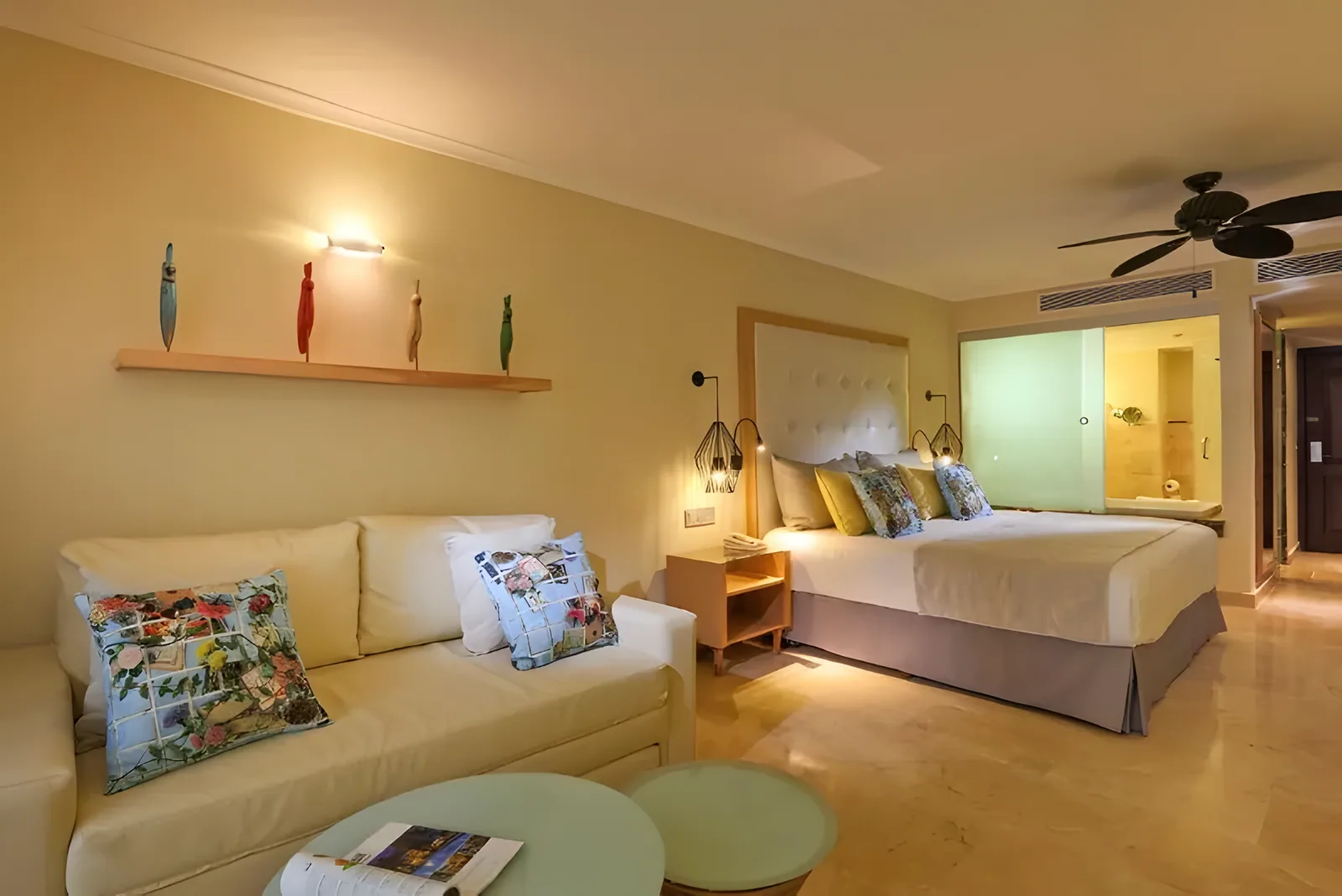Apartman sa sofom, bračnim krevetom i izlazom s pogledom na more · Grand Palladium Punta Cana Resort & Spa