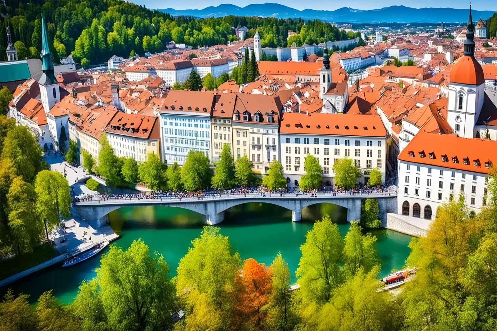 Ljubljana, Trst, Klagenfurt i Bled